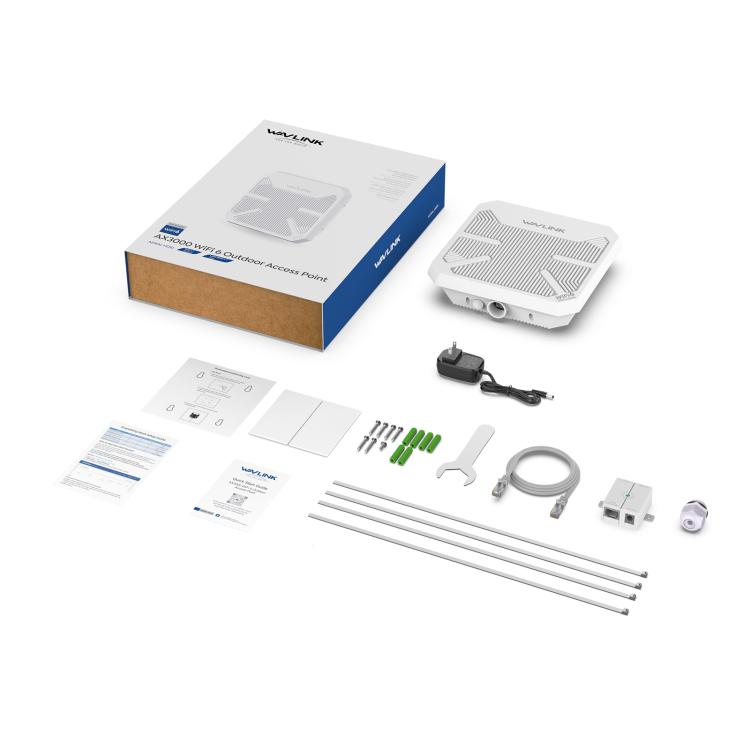 WAVLINK WN573HP3 Built-In 12dBi Directional Antenna Outdoor AX3000 Dual Band Repeater, Plug:US Plug - Wireless Routers by WAVLINK | Online Shopping UK | buy2fix