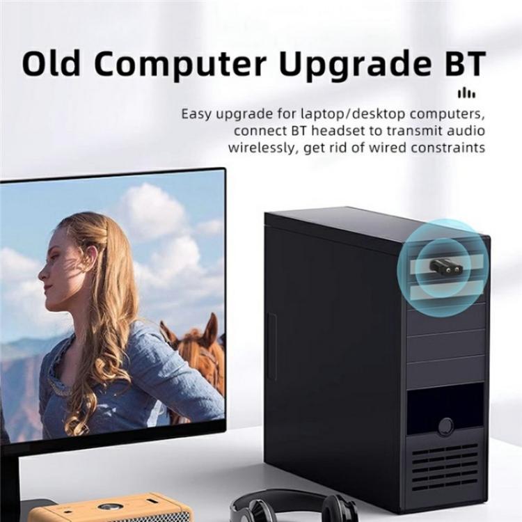 W15 Bluetooth 5.3 AUX Adapter USB Dongle 2 In 1 Car Audio Transmitter Receiver - Bluetooth Adapters by buy2fix | Online Shopping UK | buy2fix