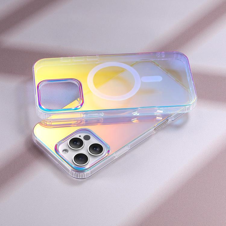 For iPhone 16e Laser Engraved Texture MagSafe Phone Case(Vertical Stripes) - iPhone 16e Cases by buy2fix | Online Shopping UK | buy2fix