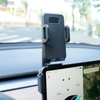 Clip On Universal Car Computer Monitor Mount 360 Degree Rotation Phone Holder Stand - Universal Car Holders by buy2fix | Online Shopping UK | buy2fix