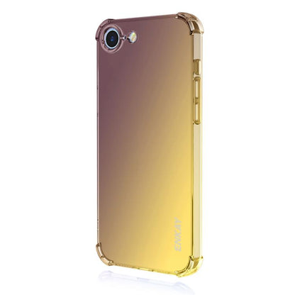 For iPhone 16e ENKAY Hat-Prince Gradient Airbag TPU Phone Case(Purple Gold) - iPhone 16e Cases by ENKAY | Online Shopping UK | buy2fix