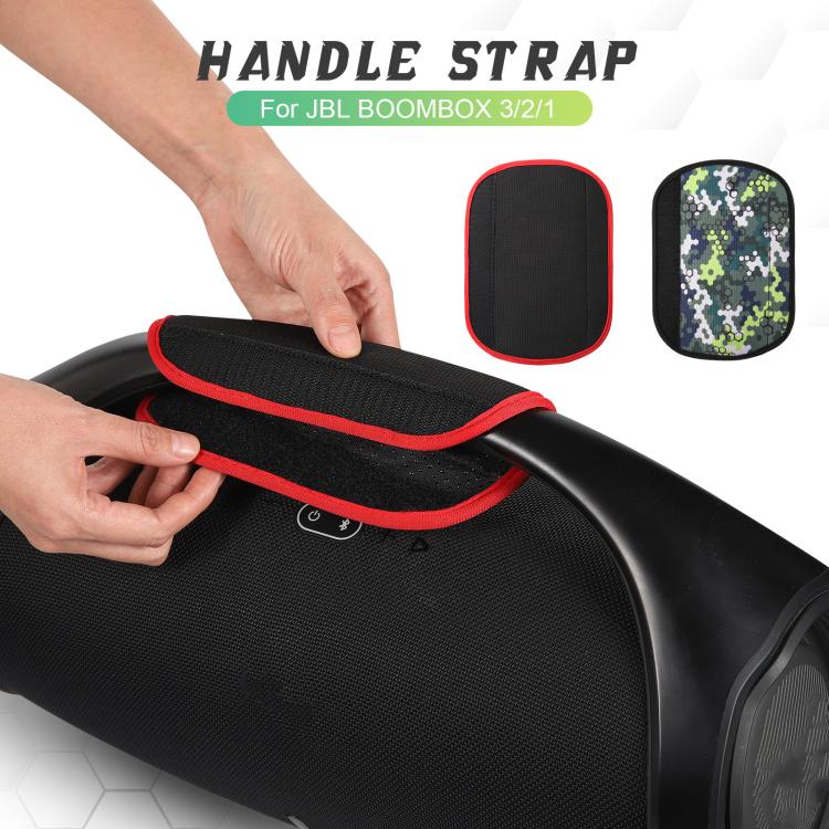 For JBL Boombox 3 / 2 / 1 Speaker Handle Anti-slip Pad Protective Pad(Red Black) - Other Accessories by buy2fix | Online Shopping UK | buy2fix