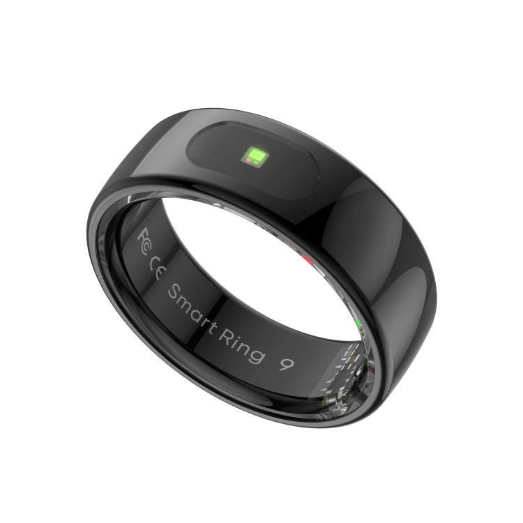 R08 SIZE 9 Smart Ring, Support Heart Rate / Blood Oxygen / Sleep / Multiple Sports Modes(Black) - Smart Rings / Smart Telephones by buy2fix | Online Shopping UK | buy2fix