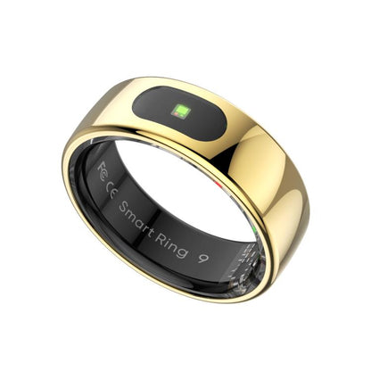 R08 SIZE 9 Smart Ring, Support Heart Rate / Blood Oxygen / Sleep / Multiple Sports Modes(Gold) - Smart Rings / Smart Telephones by buy2fix | Online Shopping UK | buy2fix