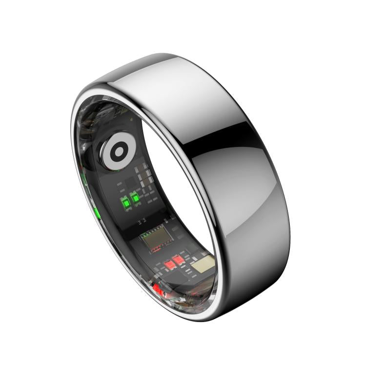 R08 SIZE 9 Smart Ring, Support Heart Rate / Blood Oxygen / Sleep / Multiple Sports Modes(Silver) - Smart Rings / Smart Telephones by buy2fix | Online Shopping UK | buy2fix