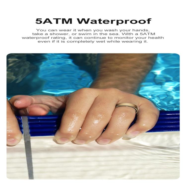 R10 SIZE 7 Smart Ring, Support Heart Rate / Blood Oxygen / Sleep / Multiple Sports Modes(Black) - Smart Rings / Smart Telephones by buy2fix | Online Shopping UK | buy2fix