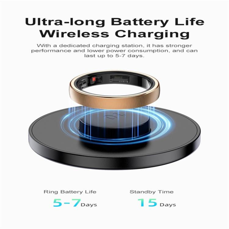 R10 SIZE 9 Smart Ring, Support Heart Rate / Blood Oxygen / Sleep / Multiple Sports Modes(Black) - Smart Rings / Smart Telephones by buy2fix | Online Shopping UK | buy2fix