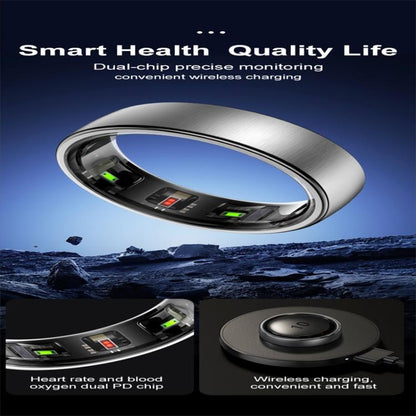 R10 SIZE 10 Smart Ring, Support Heart Rate / Blood Oxygen / Sleep / Multiple Sports Modes(Black) - Smart Rings / Smart Telephones by buy2fix | Online Shopping UK | buy2fix
