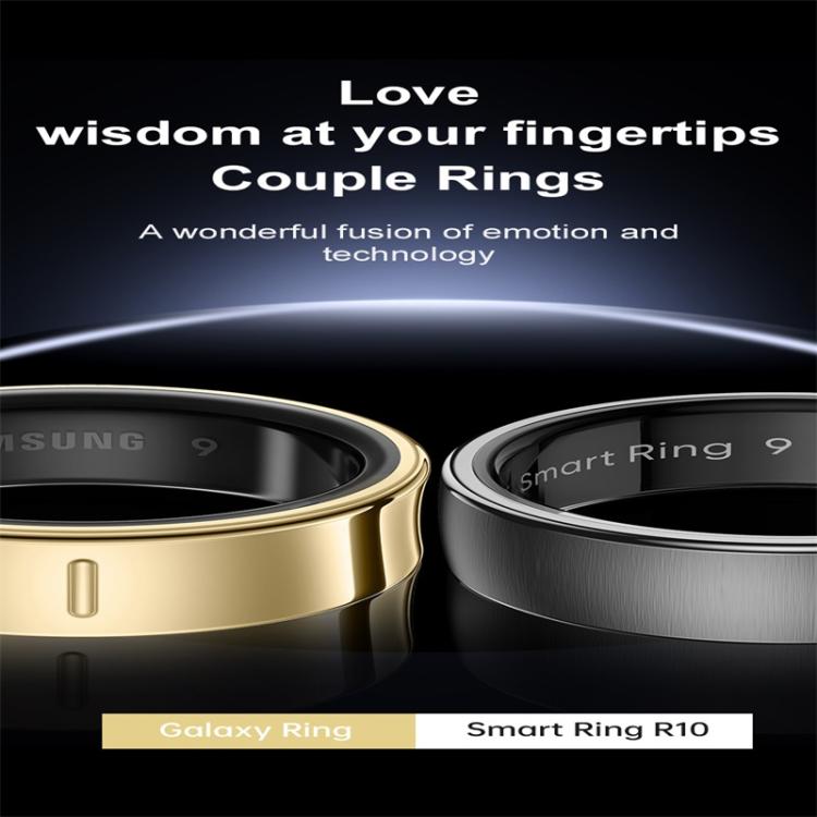R10 SIZE 12 Smart Ring, Support Heart Rate / Blood Oxygen / Sleep / Multiple Sports Modes(Silver) - Smart Rings / Smart Telephones by buy2fix | Online Shopping UK | buy2fix