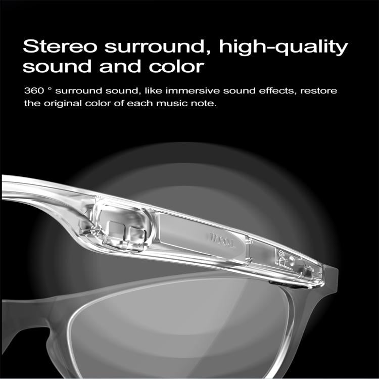 W100 Smart Glasses, Support AI Conversation / AI Intelligent Translation / Bluetooth Call(White) - Smart Glasses by buy2fix | Online Shopping UK | buy2fix