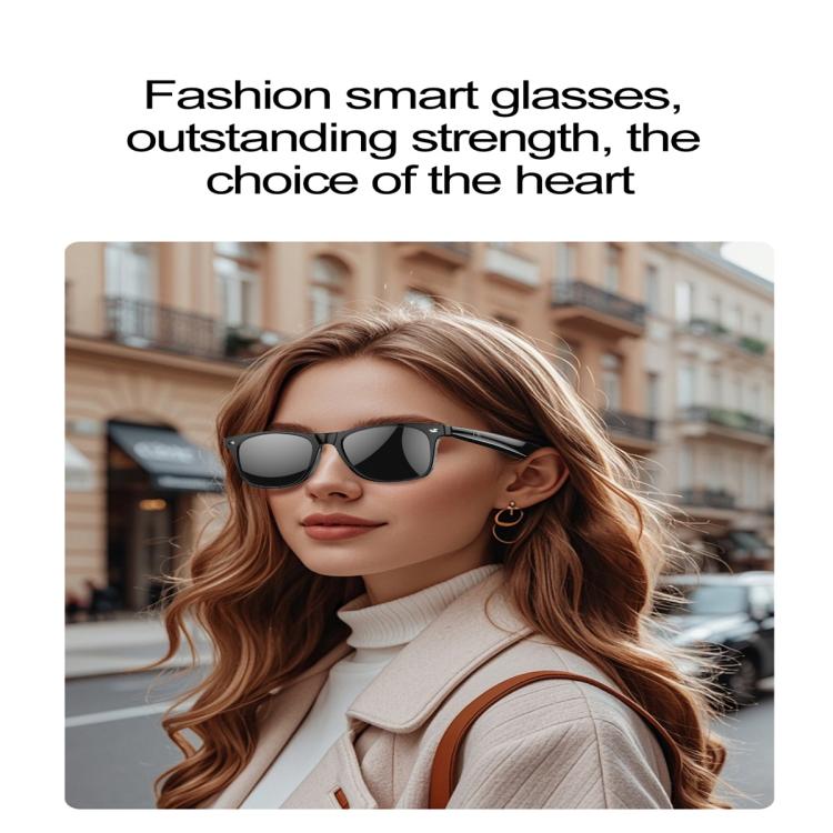 W100 Smart Glasses, Support AI Conversation / AI Intelligent Translation / Bluetooth Call(White) - Smart Glasses by buy2fix | Online Shopping UK | buy2fix