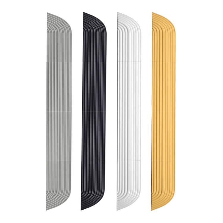 JUNSUNMAY For Ecovacs / iRobot / Mijia / Dreame Sweeping Robot Universal Silicone Threshold Bars Ramp Mat(Black) - Other Accessories by JUNSUNMAY | Online Shopping UK | buy2fix