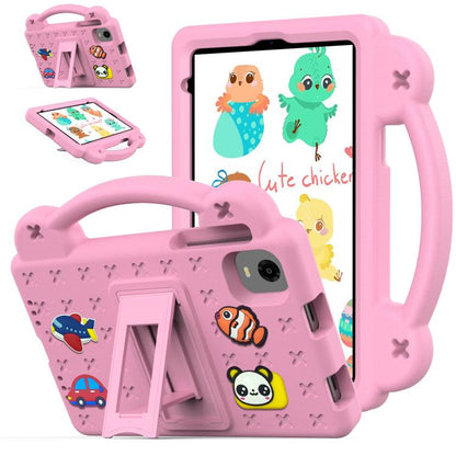 For Alldocube iPlay 60 Mini Pro Handle Kickstand Children EVA Shockproof Tablet Case(Pink) - CUBE by buy2fix | Online Shopping UK | buy2fix