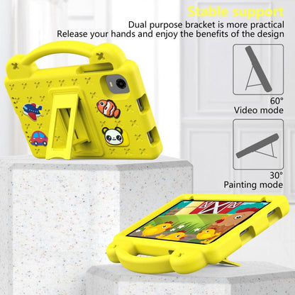 For Alldocube iPlay 60 Mini Pro Handle Kickstand Children EVA Shockproof Tablet Case(Yellow) - CUBE by buy2fix | Online Shopping UK | buy2fix