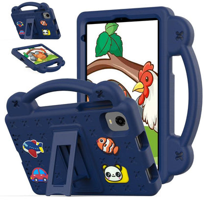For Alldocube iPlay 60 Mini Pro Handle Kickstand Children EVA Shockproof Tablet Case(Navy Blue) - CUBE by buy2fix | Online Shopping UK | buy2fix
