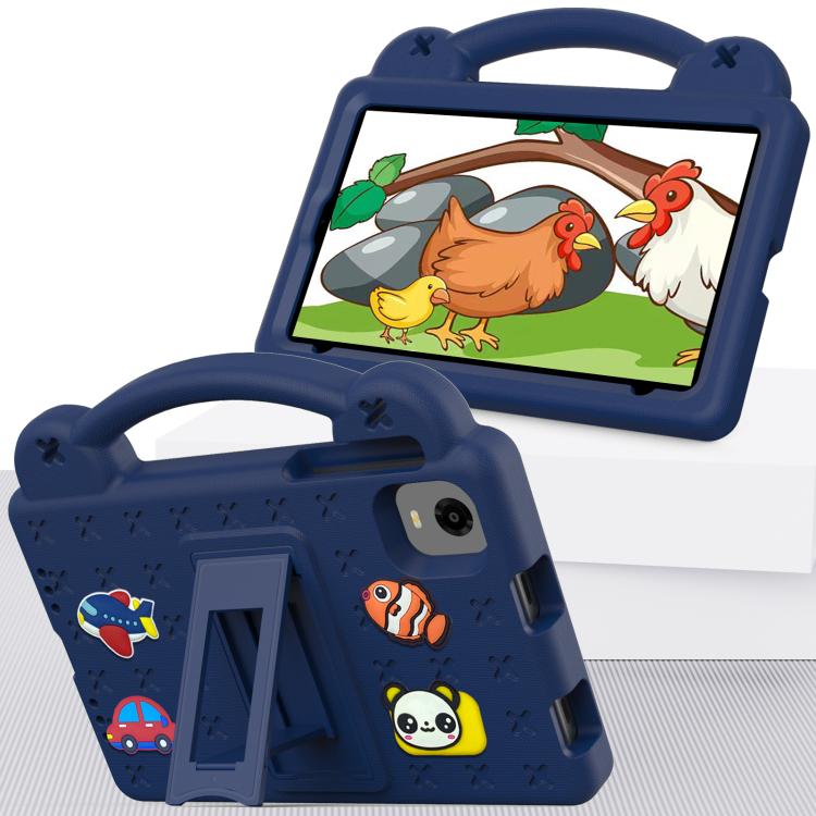 For Alldocube iPlay 60 Mini Pro Handle Kickstand Children EVA Shockproof Tablet Case(Navy Blue) - CUBE by buy2fix | Online Shopping UK | buy2fix