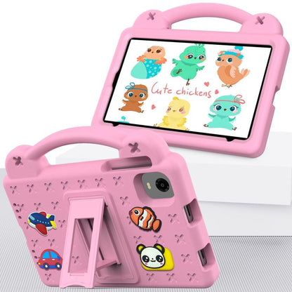 For Alldocube iPlay Mini 2 2024 Handle Kickstand Children EVA Shockproof Tablet Case(Pink) - CUBE by buy2fix | Online Shopping UK | buy2fix