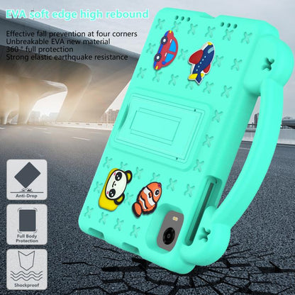 For Alldocube iPlay Mini 2 2024 Handle Kickstand Children EVA Shockproof Tablet Case(Mint Green) - CUBE by buy2fix | Online Shopping UK | buy2fix