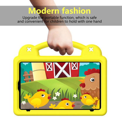 For Alldocube iPlay Mini 2 2024 Handle Kickstand Children EVA Shockproof Tablet Case(Yellow) - CUBE by buy2fix | Online Shopping UK | buy2fix