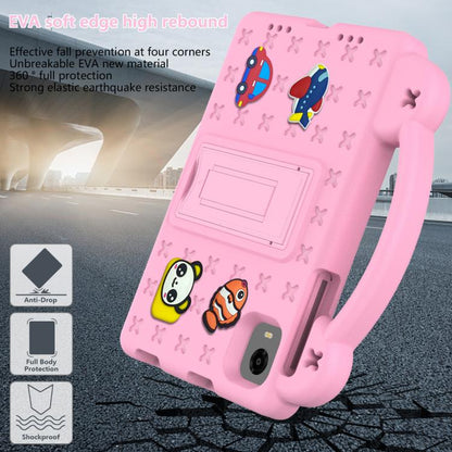 For Alldocube iPlay 60 Mini Turbo 2024 Handle Kickstand Children EVA Shockproof Tablet Case(Pink) - CUBE by buy2fix | Online Shopping UK | buy2fix