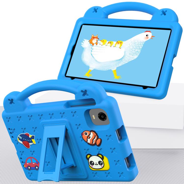 For Alldocube iPlay 60 Mini Turbo 2024 Handle Kickstand Children EVA Shockproof Tablet Case(Sky Blue) - CUBE by buy2fix | Online Shopping UK | buy2fix