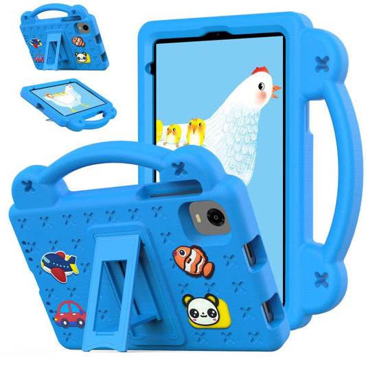 For Alldocube iPlay 50 Mini Pro 2023 8.4 Handle Kickstand Children EVA Shockproof Tablet Case(Sky Blue) - CUBE by buy2fix | Online Shopping UK | buy2fix