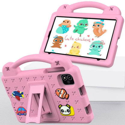 For NEC Lavie Tab T11 T1155 2024 Handle Kickstand Children EVA Shockproof Tablet Case(Pink) - Others by buy2fix | Online Shopping UK | buy2fix