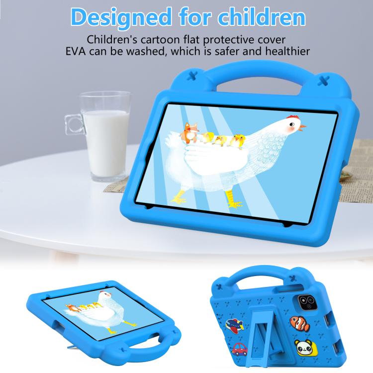 For NEC Lavie Tab T11 T1155 2024 Handle Kickstand Children EVA Shockproof Tablet Case(Sky Blue) - Others by buy2fix | Online Shopping UK | buy2fix