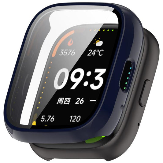 For Lexin Watch 3 Tempered Film Integrated PC Watch Protective Case(Ink Blue) - Watch Case by buy2fix | Online Shopping UK | buy2fix