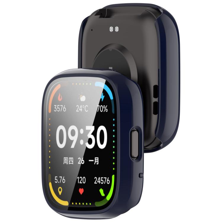 For Lexin Watch 3 Tempered Film Integrated PC Watch Protective Case(Ink Blue) - Watch Case by buy2fix | Online Shopping UK | buy2fix