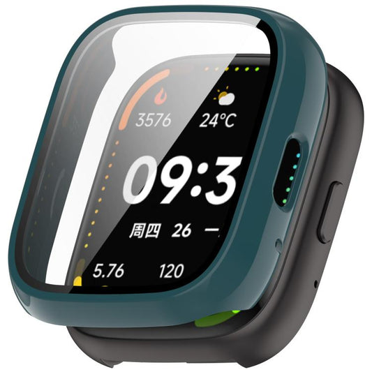 For Lexin Watch 3 Tempered Film Integrated PC Watch Protective Case(Pine Green) - Watch Case by buy2fix | Online Shopping UK | buy2fix