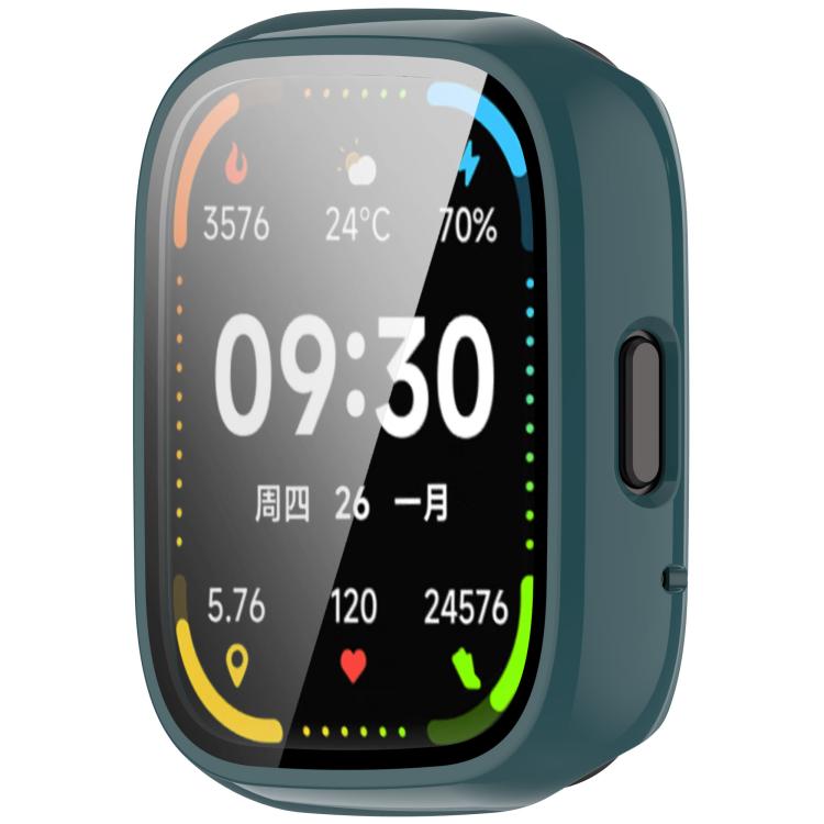 For Lexin Watch 3 Tempered Film Integrated PC Watch Protective Case(Pine Green) - Watch Case by buy2fix | Online Shopping UK | buy2fix