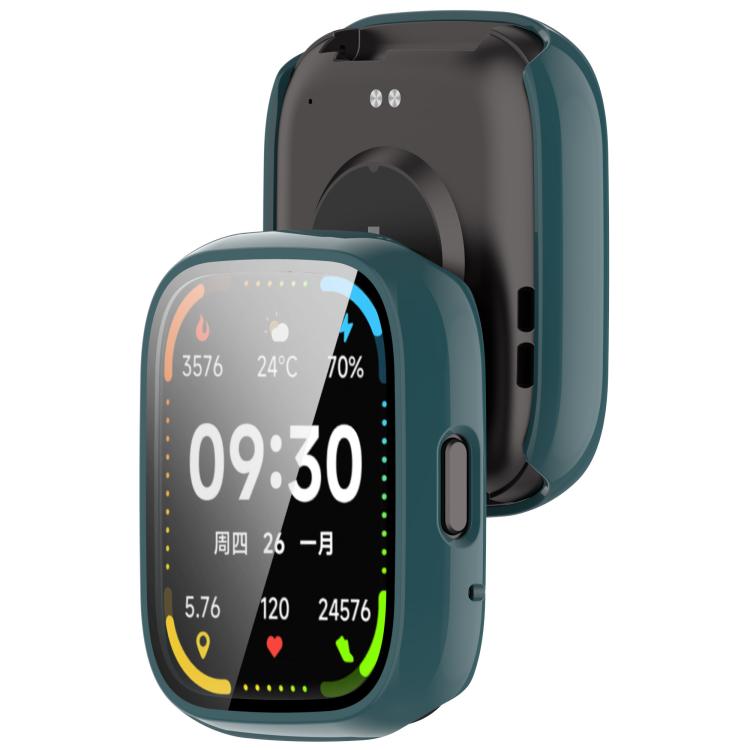 For Lexin Watch 3 Tempered Film Integrated PC Watch Protective Case(Pine Green) - Watch Case by buy2fix | Online Shopping UK | buy2fix