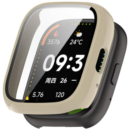 For Lexin Watch 3 Tempered Film Integrated PC Watch Protective Case(Ivory White) - Watch Case by buy2fix | Online Shopping UK | buy2fix