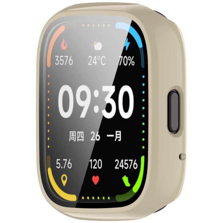 For Lexin Watch 3 Tempered Film Integrated PC Watch Protective Case(Ivory White) - Watch Case by buy2fix | Online Shopping UK | buy2fix