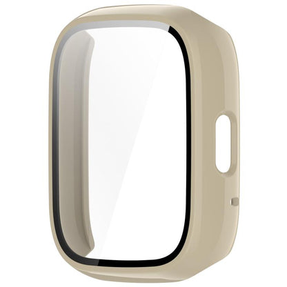 For Lexin Watch 3 Tempered Film Integrated PC Watch Protective Case(Ivory White) - Watch Case by buy2fix | Online Shopping UK | buy2fix