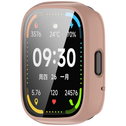 For Lexin Watch 3 Tempered Film Integrated PC Watch Protective Case(Cherry Pink) - Watch Case by buy2fix | Online Shopping UK | buy2fix