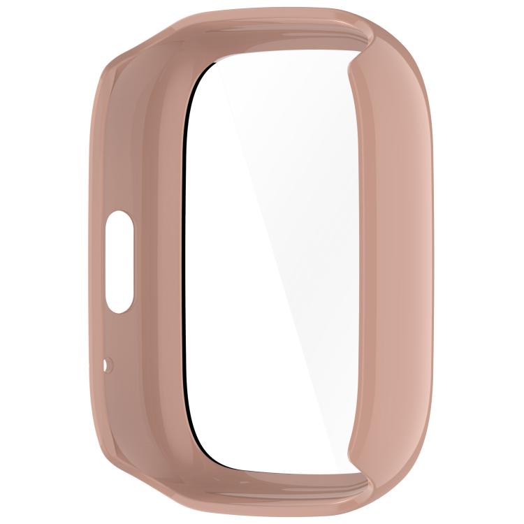 For Lexin Watch 3 Tempered Film Integrated PC Watch Protective Case(Cherry Pink) - Watch Case by buy2fix | Online Shopping UK | buy2fix