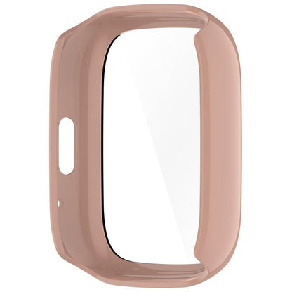 For Lexin Watch 3 Tempered Film Integrated PC Watch Protective Case(Cherry Pink) - Watch Case by buy2fix | Online Shopping UK | buy2fix