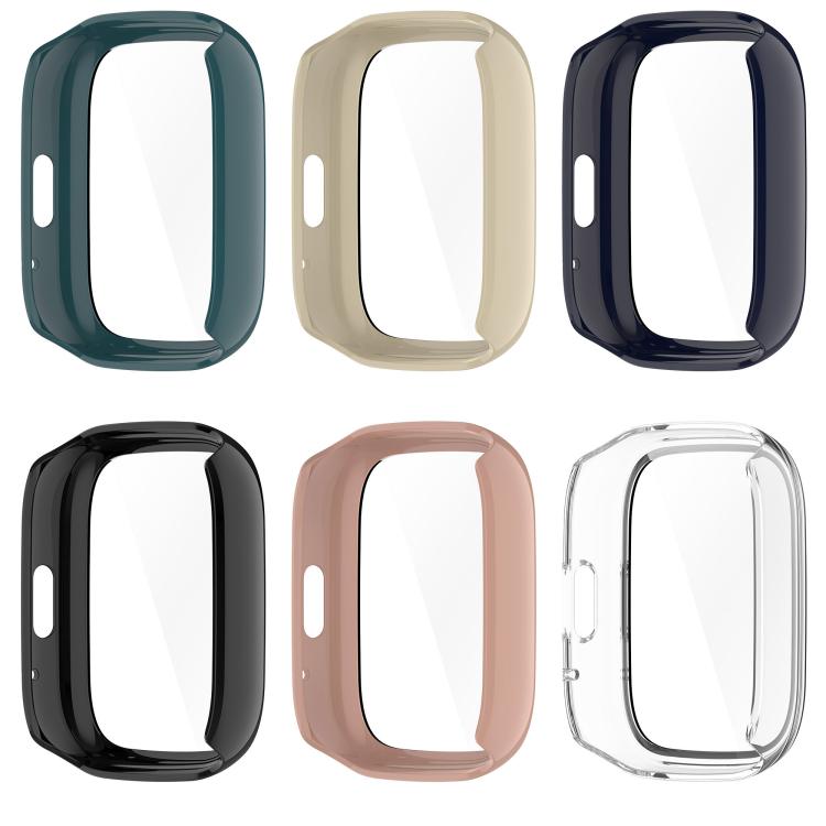 For Lexin Watch 3 Tempered Film Integrated PC Watch Protective Case(Ink Blue) - Watch Case by buy2fix | Online Shopping UK | buy2fix