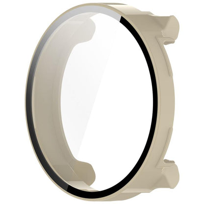 For Suunto Vertical Tempered Film Integrated PC Watch Protective Case(Ivory White) - Watch Case by buy2fix | Online Shopping UK | buy2fix