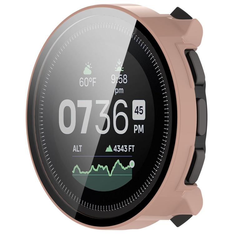 For Suunto Vertical Tempered Film Integrated PC Watch Protective Case(Cherry Pink) - Watch Case by buy2fix | Online Shopping UK | buy2fix