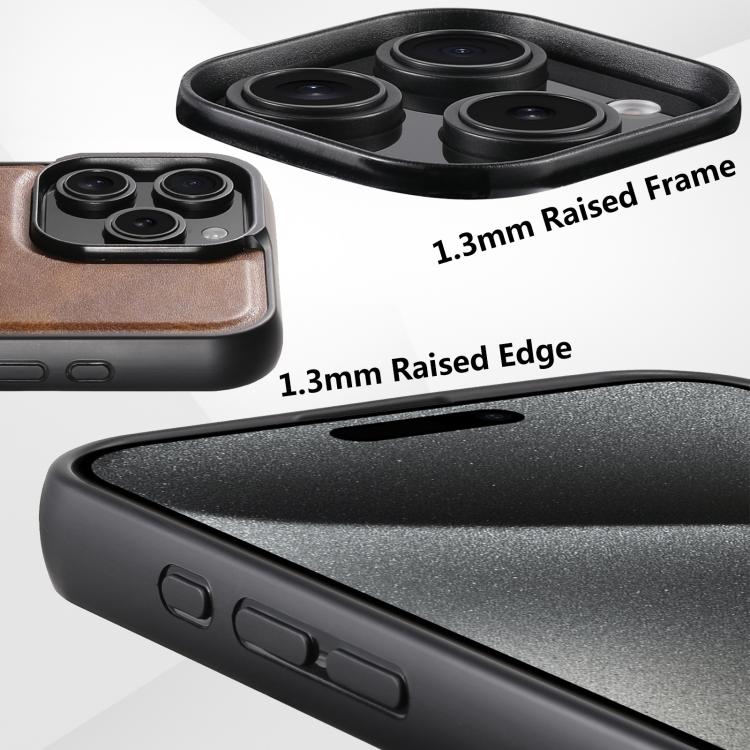 For iPhone 13 Pro Max Suteni G3 Oil Wax 360 Rotation Holder MagSafe Back Phone Case(Brown) - iPhone 13 Pro Max Cases by Suteni | Online Shopping UK | buy2fix
