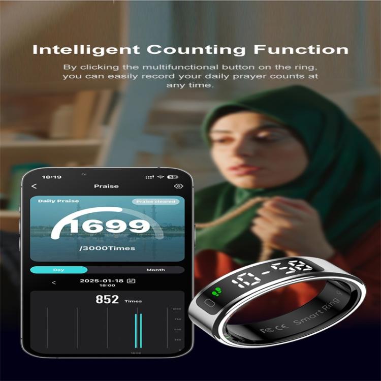 R11 SIZE 11 Smart Ring, Support Heart Rate / Blood Oxygen / Sleep / Multiple Sports Modes(Rose Gold) - Smart Rings / Smart Telephones by buy2fix | Online Shopping UK | buy2fix