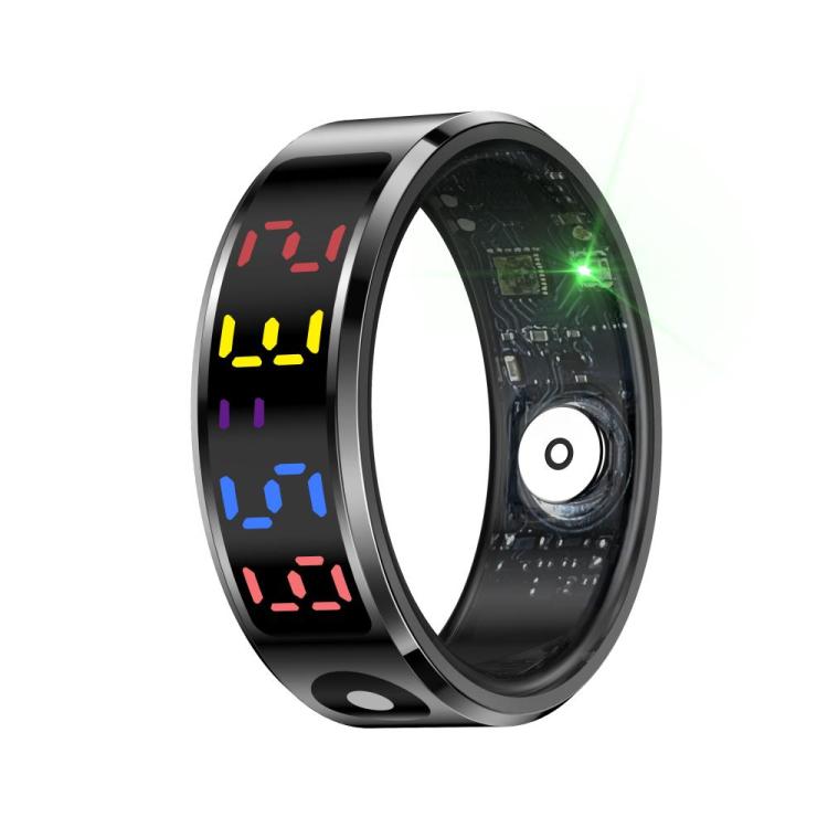 R12 SIZE 10 Smart Ring, Support Heart Rate / Blood Oxygen / Sleep / Multiple Sports Modes(Black) - Smart Rings / Smart Telephones by buy2fix | Online Shopping UK | buy2fix
