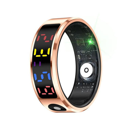 R12 SIZE 10 Smart Ring, Support Heart Rate / Blood Oxygen / Sleep / Multiple Sports Modes(Gold) - Smart Rings / Smart Telephones by buy2fix | Online Shopping UK | buy2fix