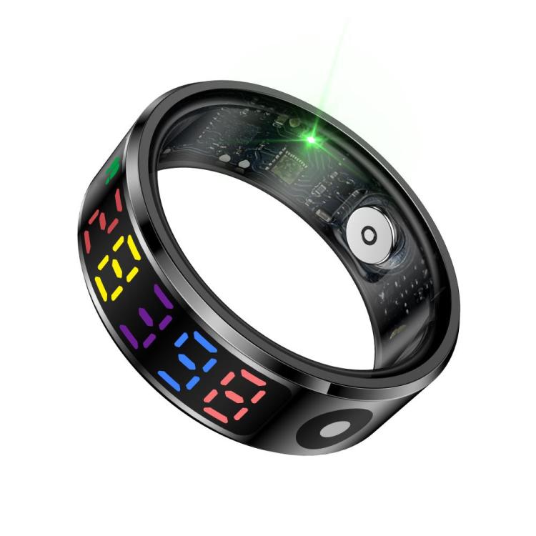 R12 SIZE 12 Smart Ring, Support Heart Rate / Blood Oxygen / Sleep / Multiple Sports Modes(Black) - Smart Rings / Smart Telephones by buy2fix | Online Shopping UK | buy2fix