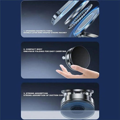 T28 Home Use Multifunctional Car Phone Holder Desktop Vacuum Suction Magnetic Stand(White) - Universal Car Holders by buy2fix | Online Shopping UK | buy2fix