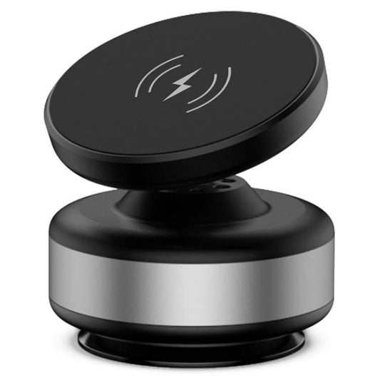 X9C Wireless Charging Navigation Stand Car Magnetic Suction Vacuum Phone Holder(Silver) - Wireless Charger Holders by buy2fix | Online Shopping UK | buy2fix