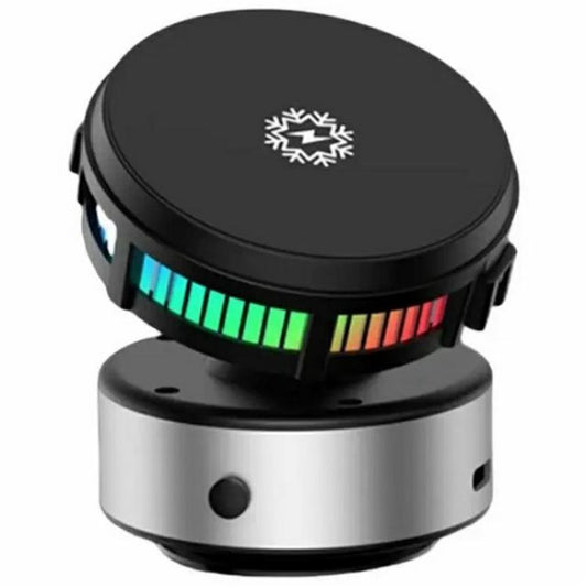 X19 Car Phone Holder 15W Wireless Charging Vacuum Suction Cooling Magnetic Phone Stand(Silver) - Wireless Charger Holders by buy2fix | Online Shopping UK | buy2fix